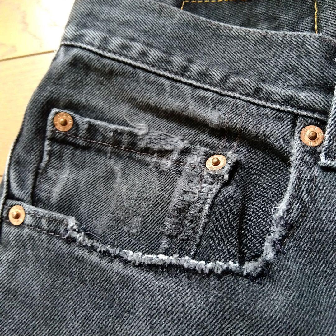 Levi's リーバイス550ブラック デニムパンツ フェード メキシコ製w34