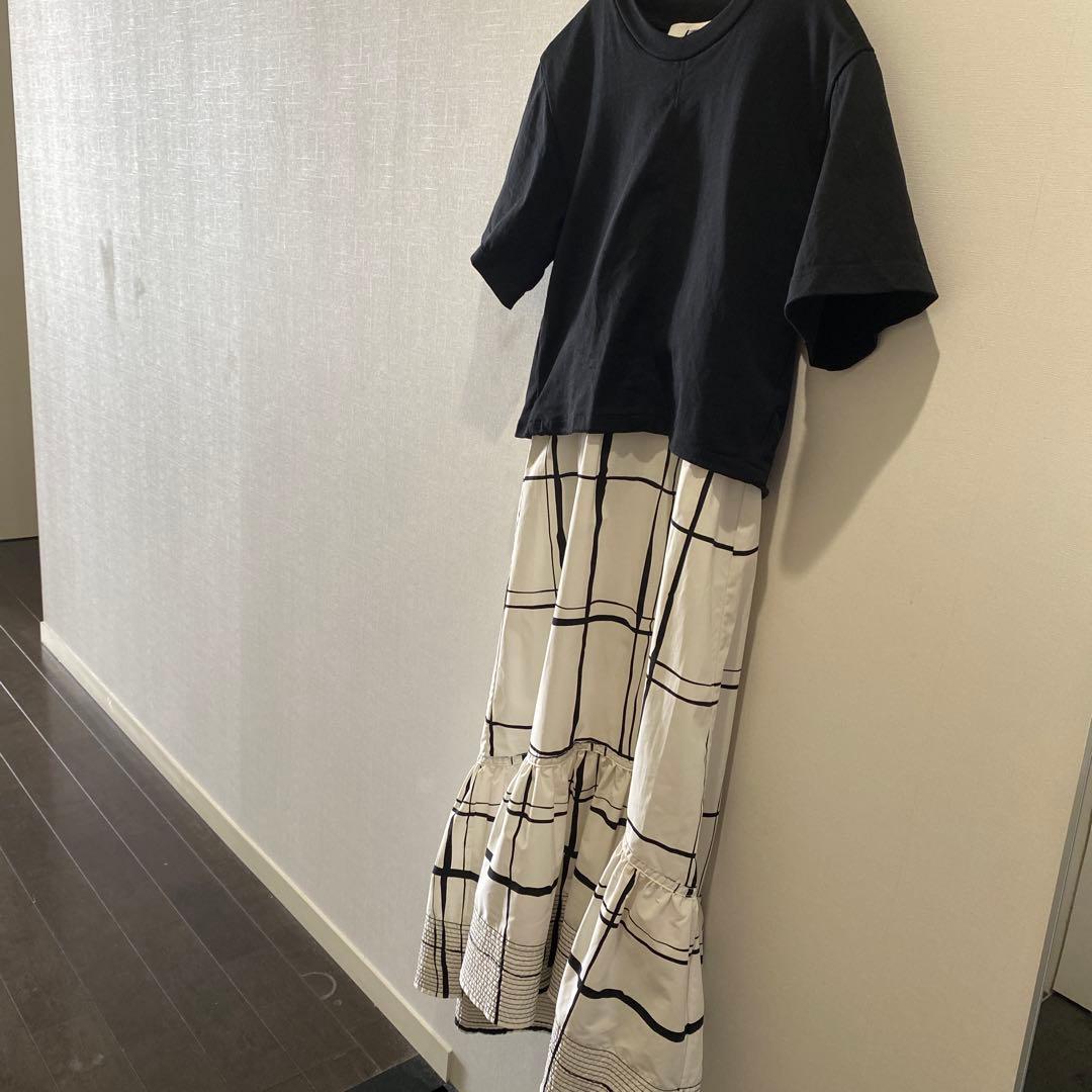 美品　フィリップリム　半袖ロングワンピース