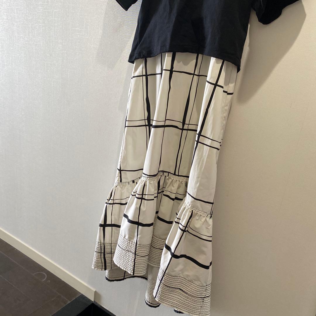 美品　フィリップリム　半袖ロングワンピース
