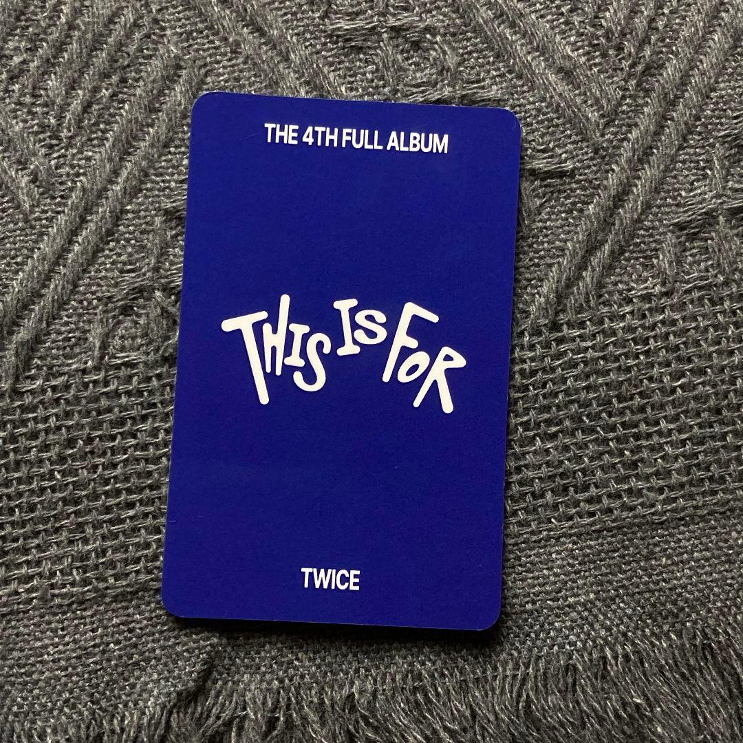 TWICE ツウィ THIS IS FOR 限定 7/13 事前収録トレカ