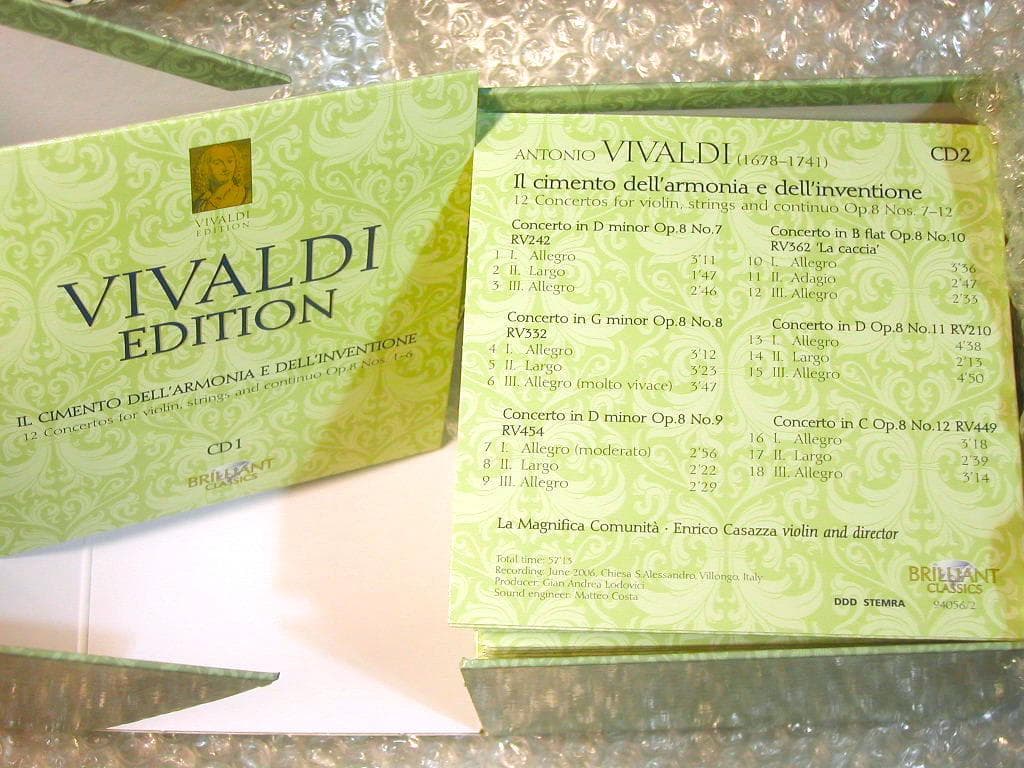 CD40枚組BOXヴィヴァルディ全集Vivaldi Editionレア決定盤!!