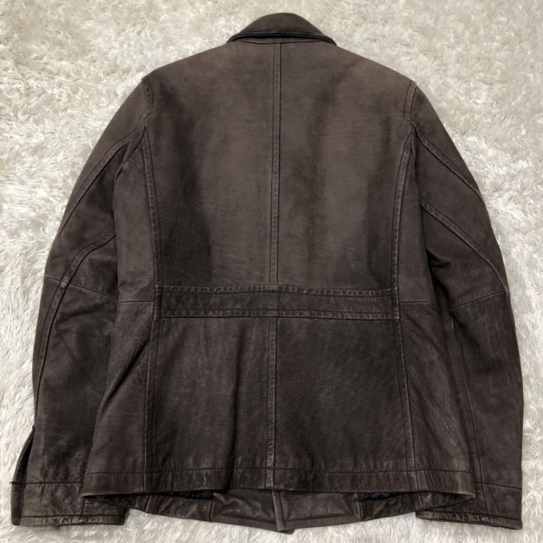 NICOLE CLUB レザージャケット　牛革　希少 パイレーツ　カウレザー