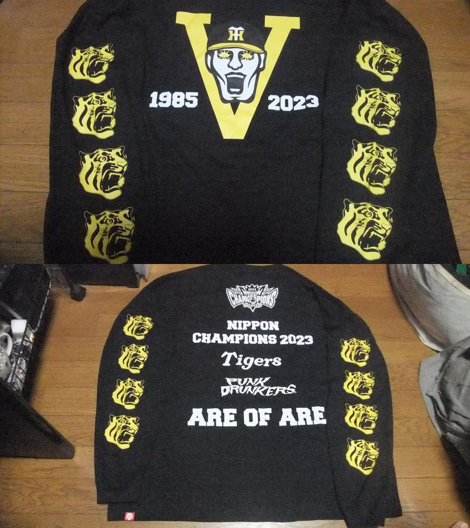 パンクドランカーズ XL 阪神タイガース 未使用 Tシャツ 長袖 日本一 優勝