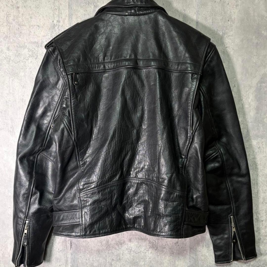 FIRST ダブル ライダース ジャケット黒