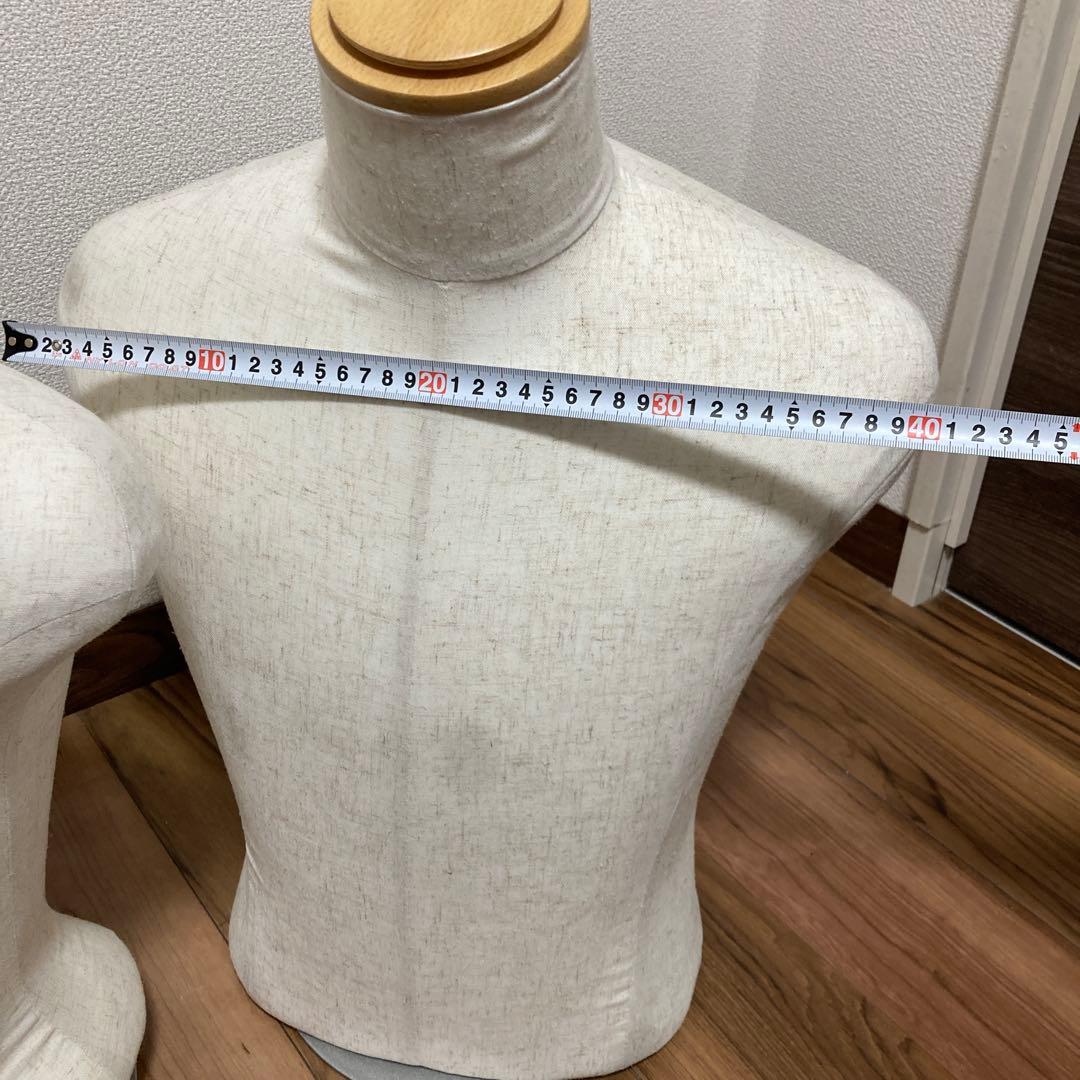 男性のみ　　布製マネキン　トルソー