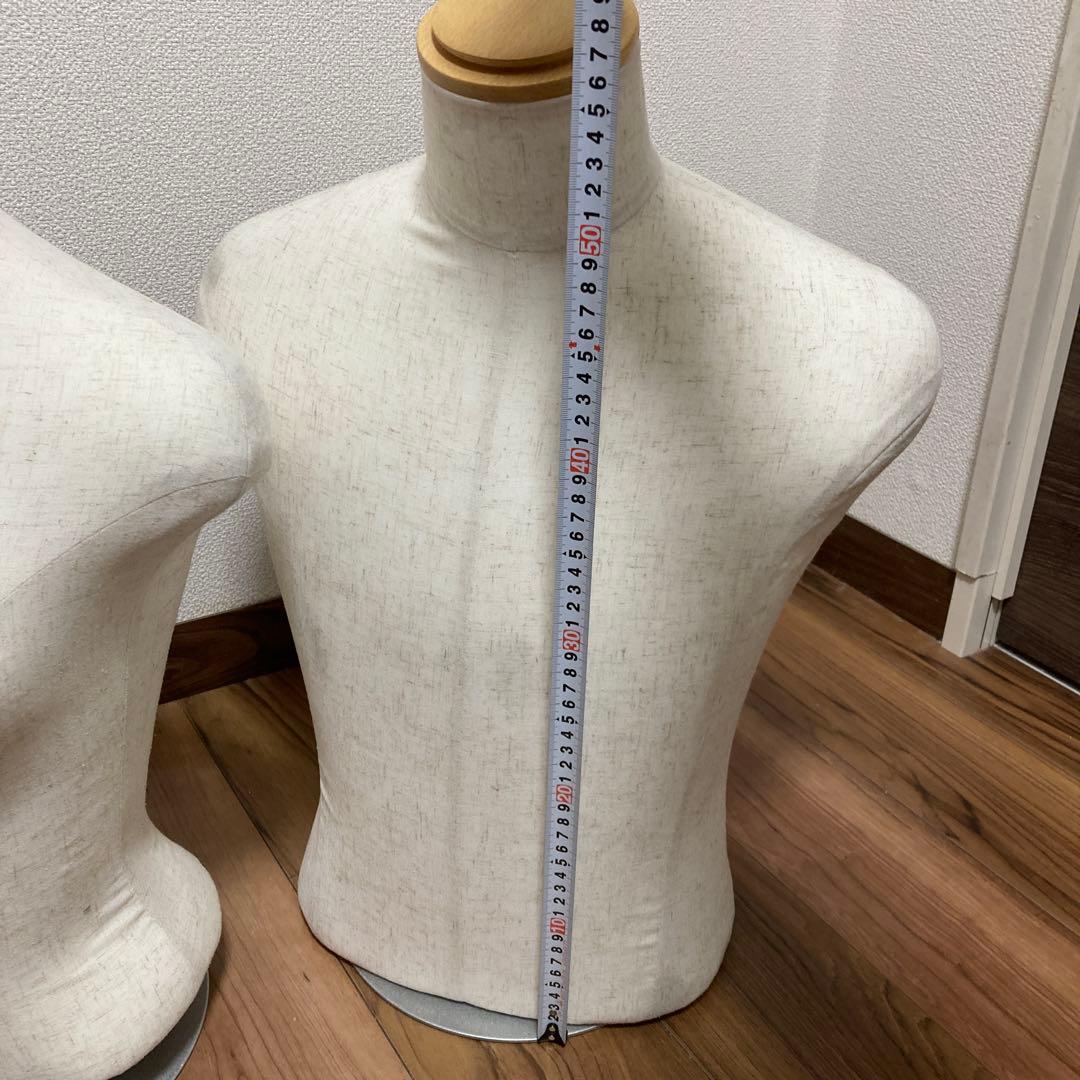 男性のみ　　布製マネキン　トルソー