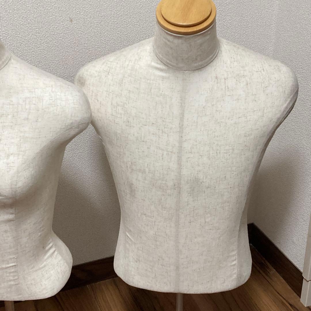 男性のみ　　布製マネキン　トルソー