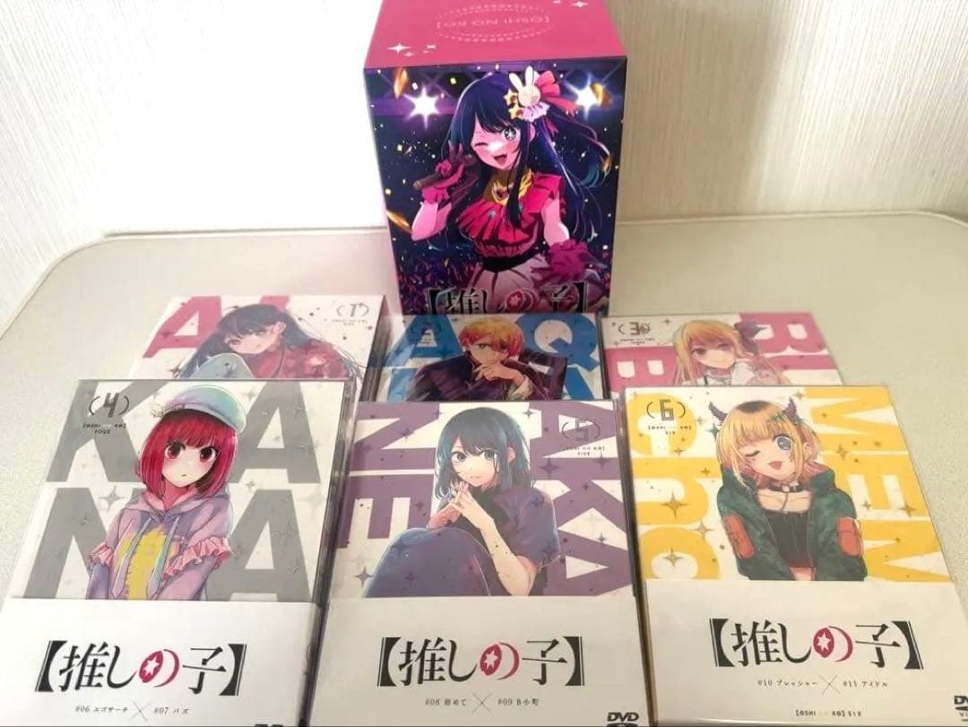 推しの子 DVD season1、2全巻セット　収納ボックス&特典つき