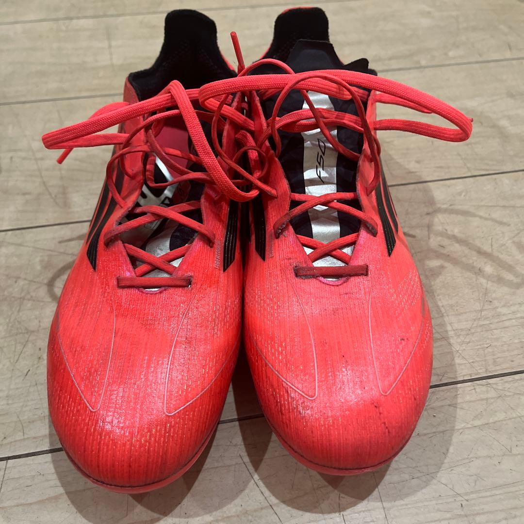 adidas F50サッカーシューズ ピンク 収納バッグ付き