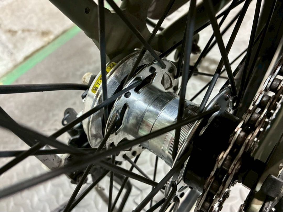 №3725電動自転車パナソニック　ギュット 20インチ✨大容量バッテリー✨