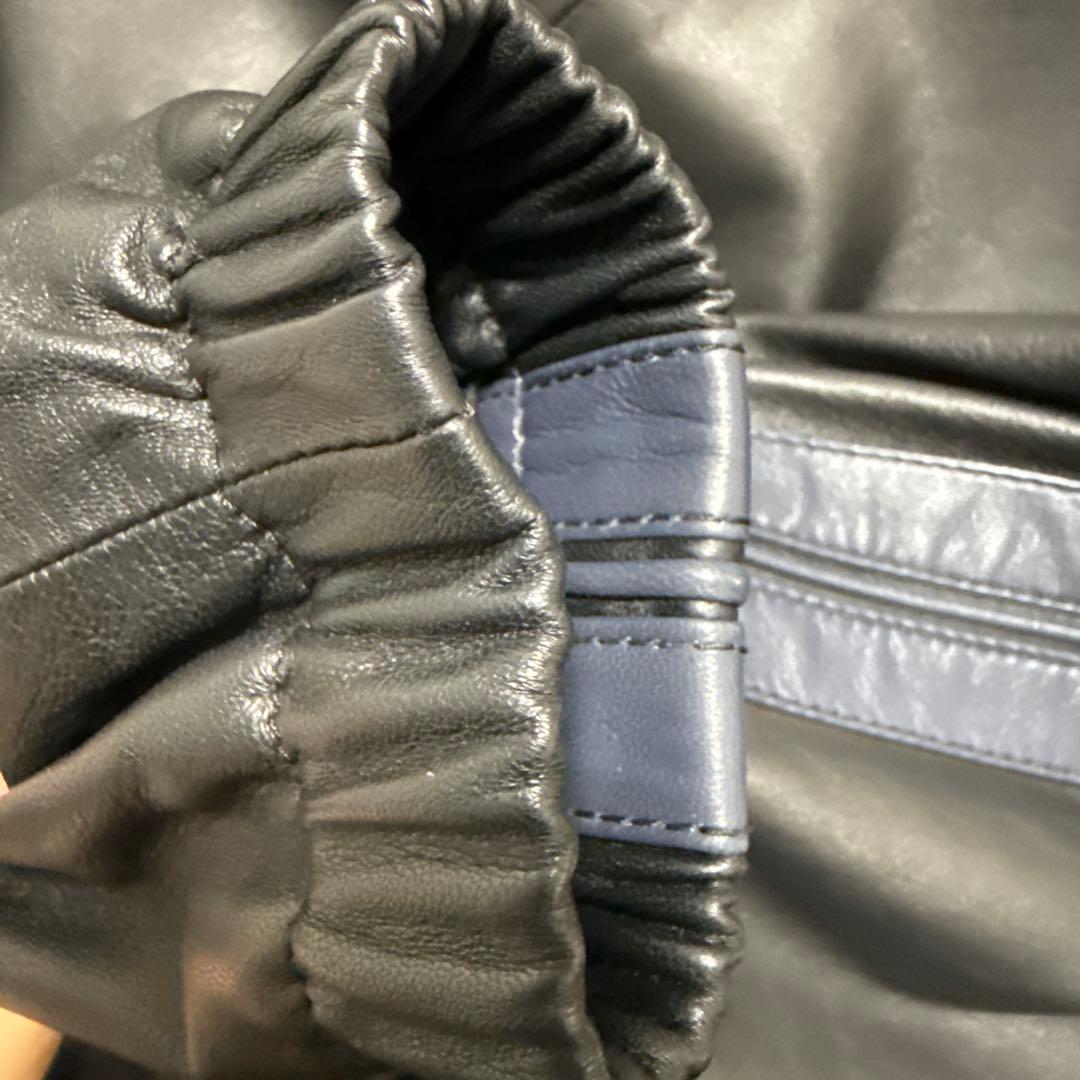 美品 サイズ48 MARNI レザージャケット 黒