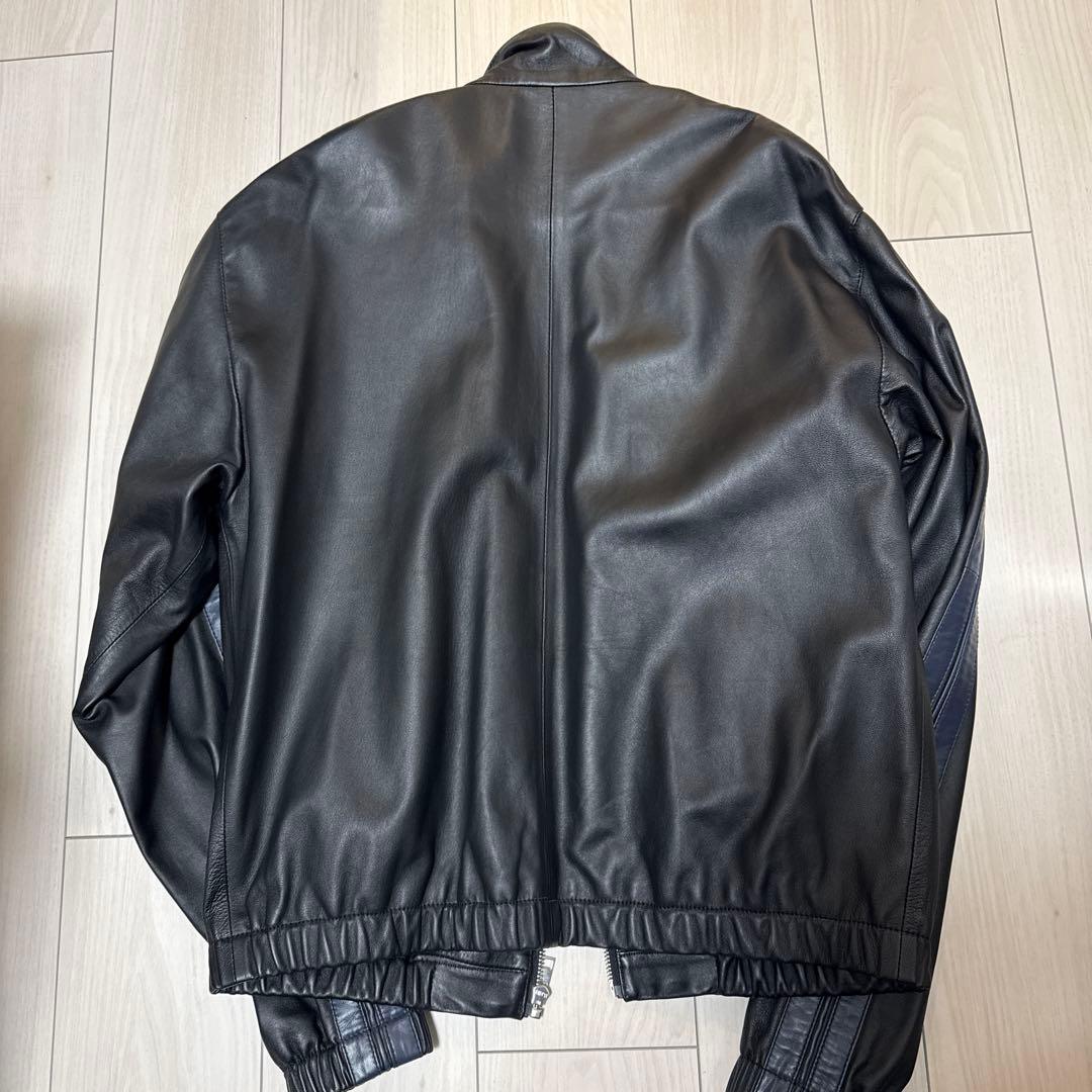 美品 サイズ48 MARNI レザージャケット 黒