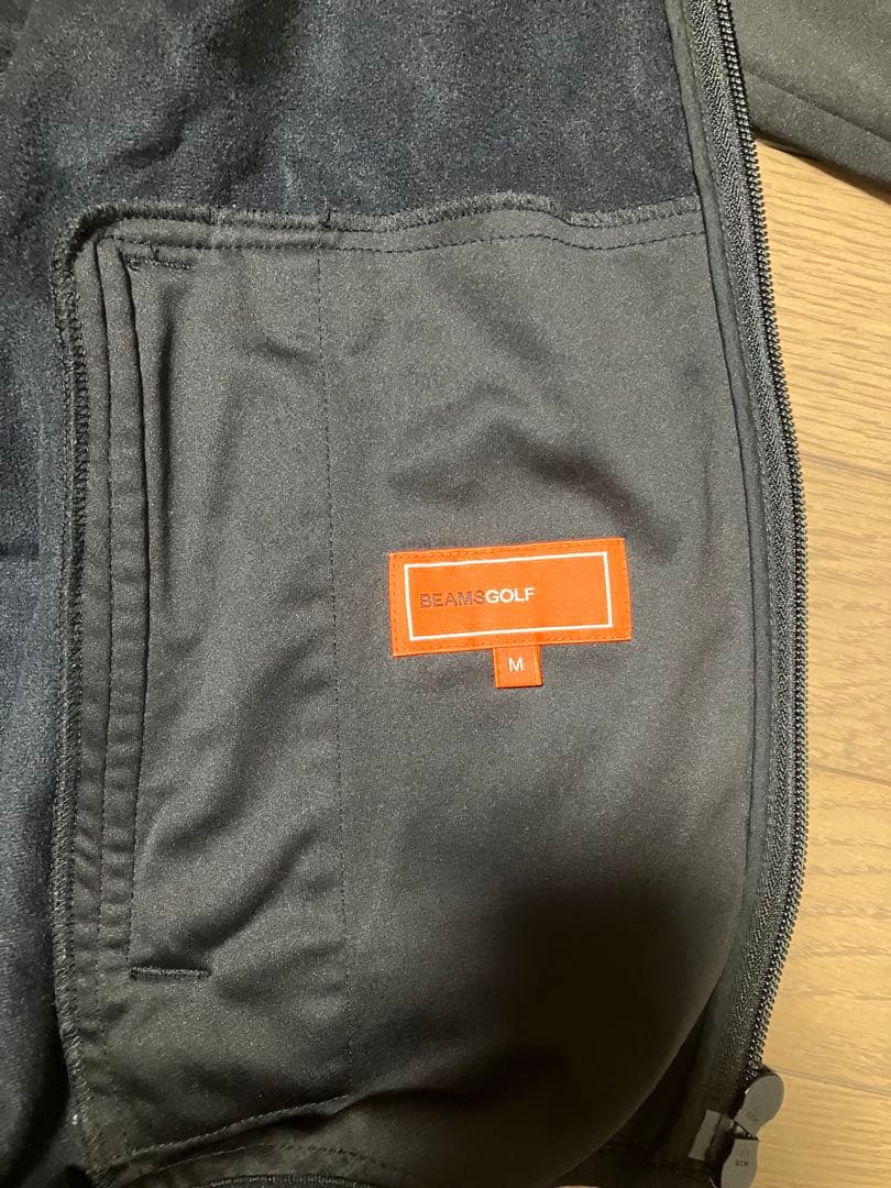 BEAMS GOLF エアシャット ボンデイング ブルゾン ブラック サイズM