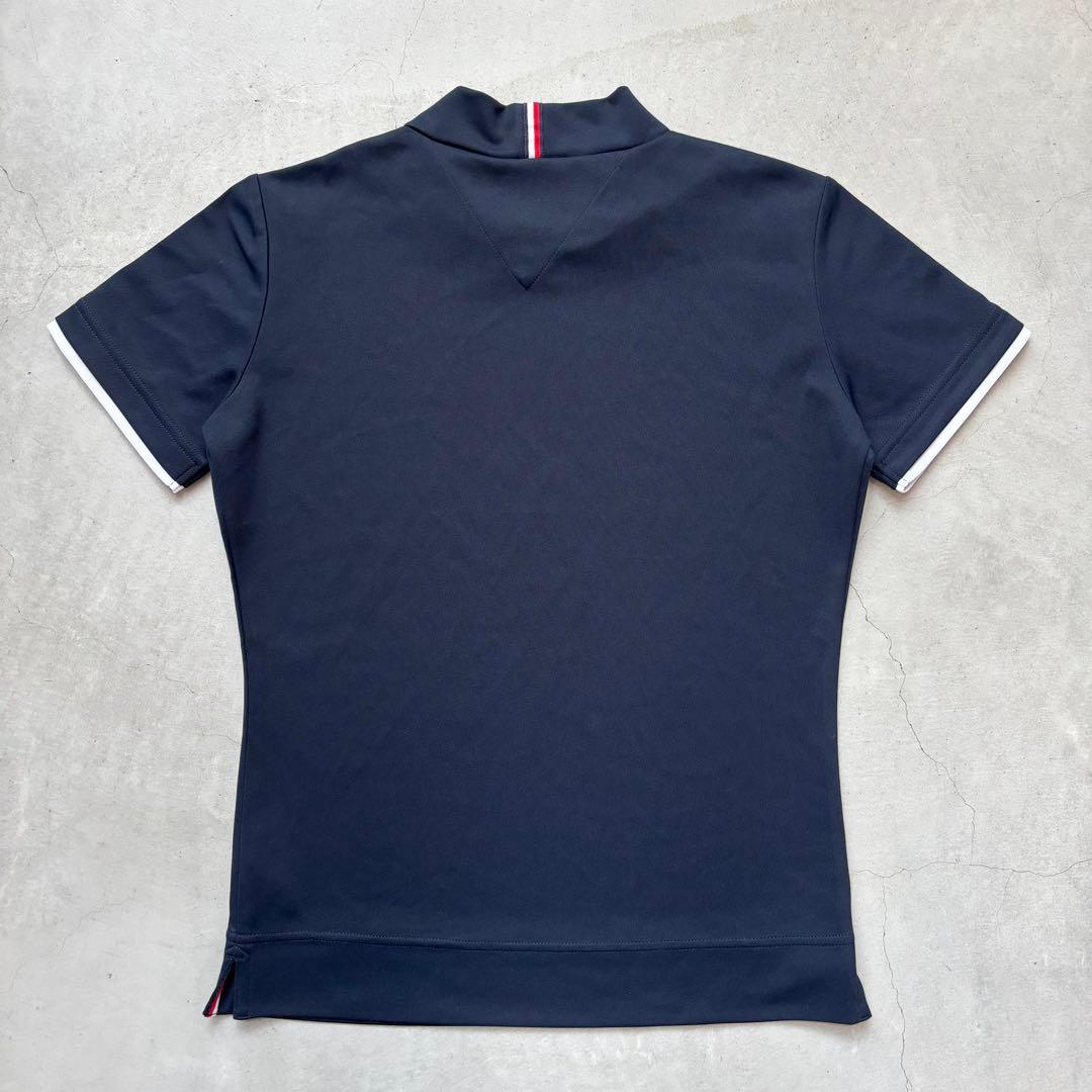 【美品】  GOLF 半袖モックネックTシャツ ロゴ