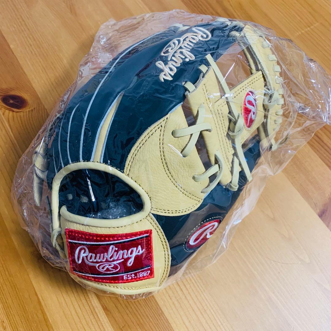 【未使用品】ローリングス 一般軟式グローブ 人気色キャメル 内野手用