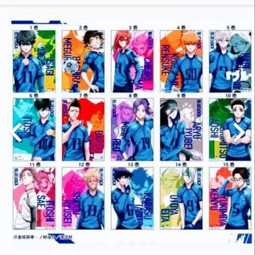 ブルーロック TSUTAYA 限定イラストカード   15種 全種コンプリート