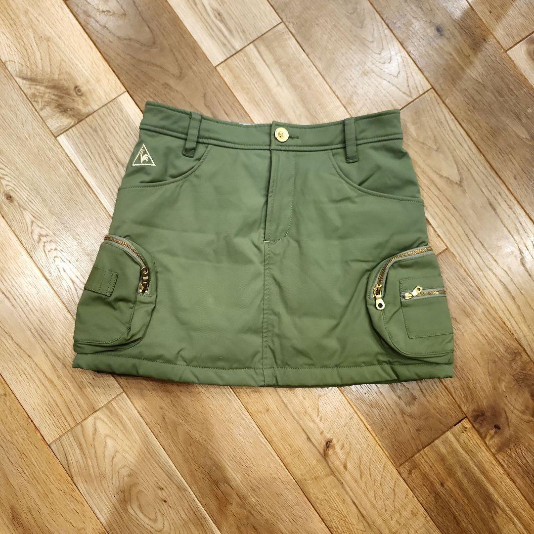 ルコック le coq sportif ウェア ゴルフ　スカート　カーキ　7