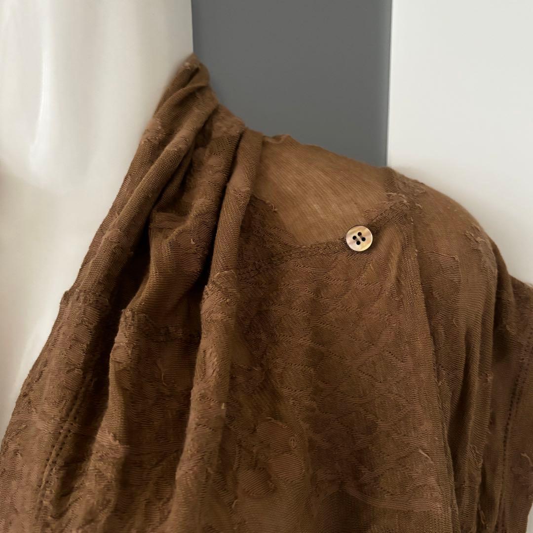＊タグ付き新品＊ISSEY MIYAKE HaaT 変形ドレープトップス ジレ