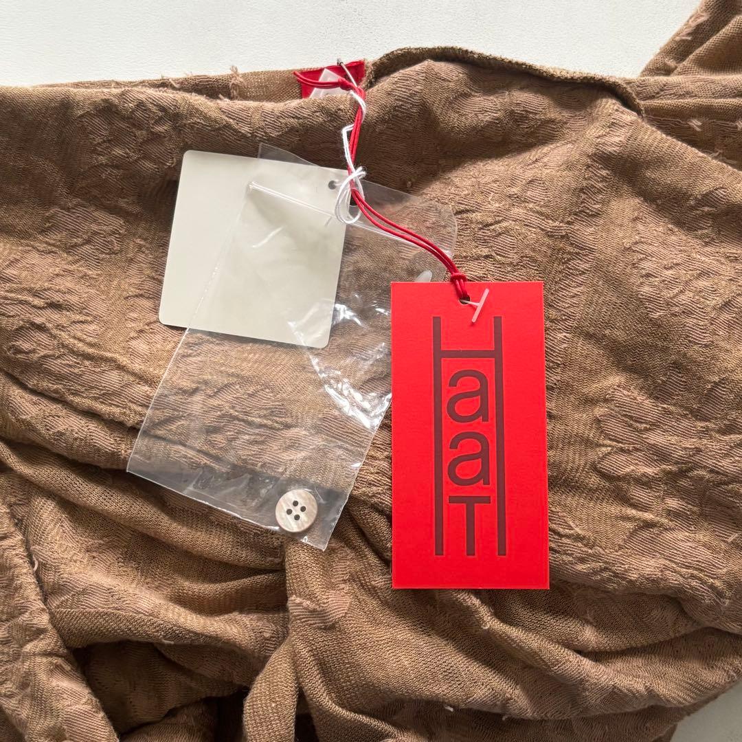 ＊タグ付き新品＊ISSEY MIYAKE HaaT 変形ドレープトップス ジレ