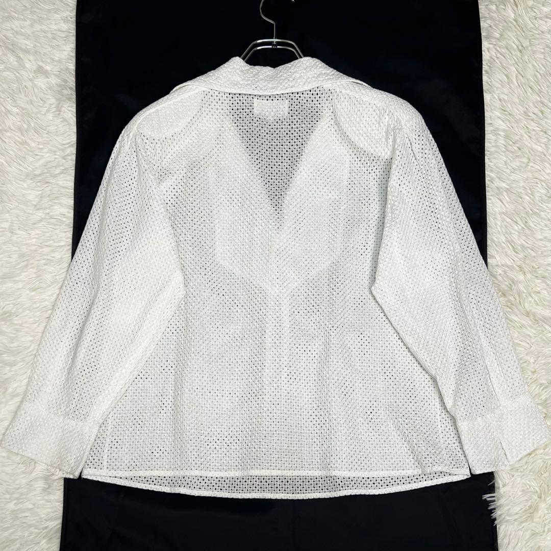 ANA G.K  CHANEL シャネル スキッパーコットンシャツ シアー