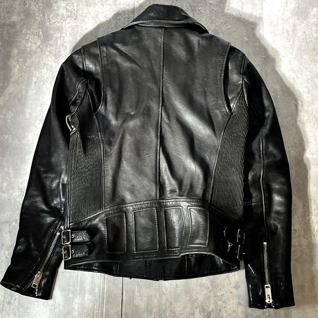 最高級　DIESEL オールラムレザー　ダブル　ライダースジャケット 羊革