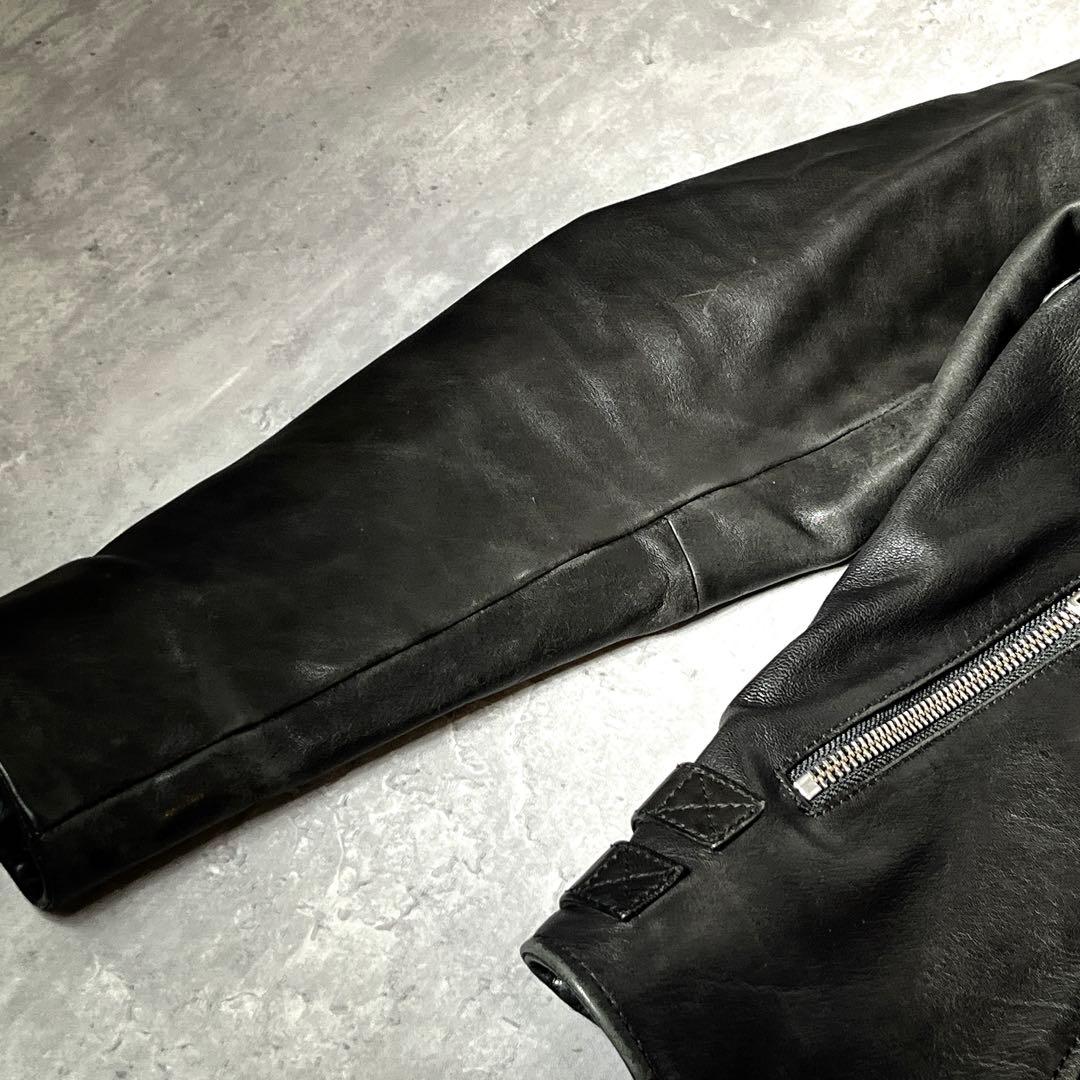 最高級　DIESEL オールラムレザー　ダブル　ライダースジャケット 羊革