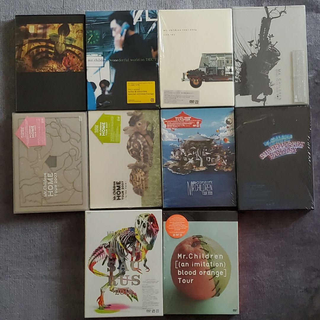 【美品/外装フィルム付】Mr.Children DVD 10枚セット まとめ売り