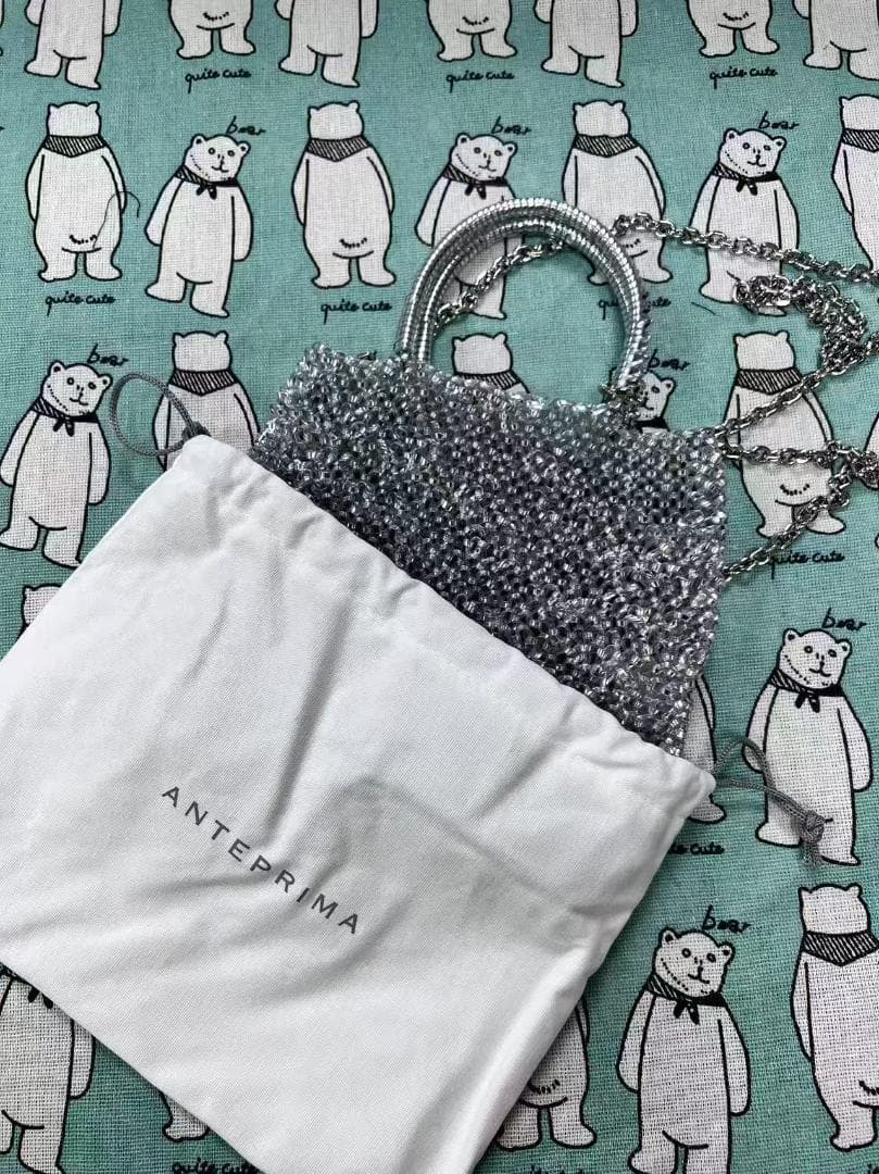 ANTEPRIMA シルバービーズ パーティーバッグ