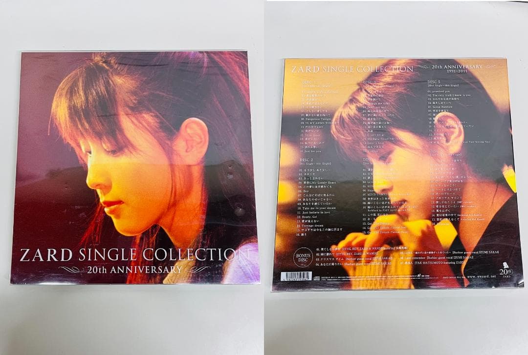 ◆ZARD SINGLE COLLETION 20th CD 09491