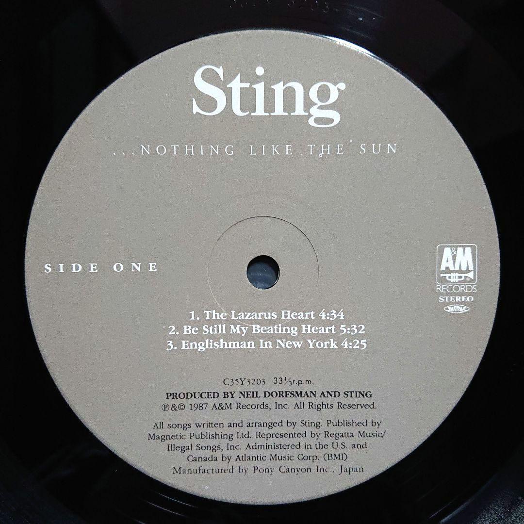 Sting – ...Nothing Like The Sun・1987 LP