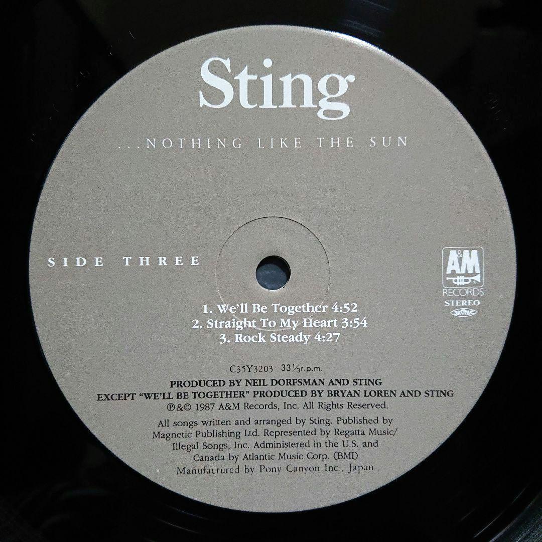 Sting – ...Nothing Like The Sun・1987 LP