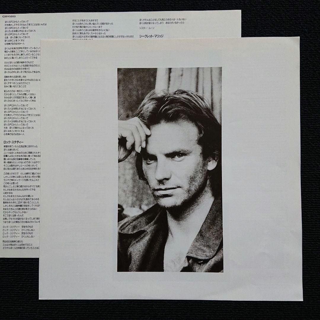 Sting – ...Nothing Like The Sun・1987 LP