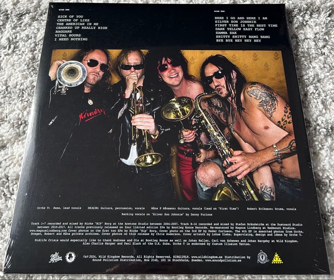 MIDLIFE CRISIS 180gスプラッターLP 限定版　オマケ付き