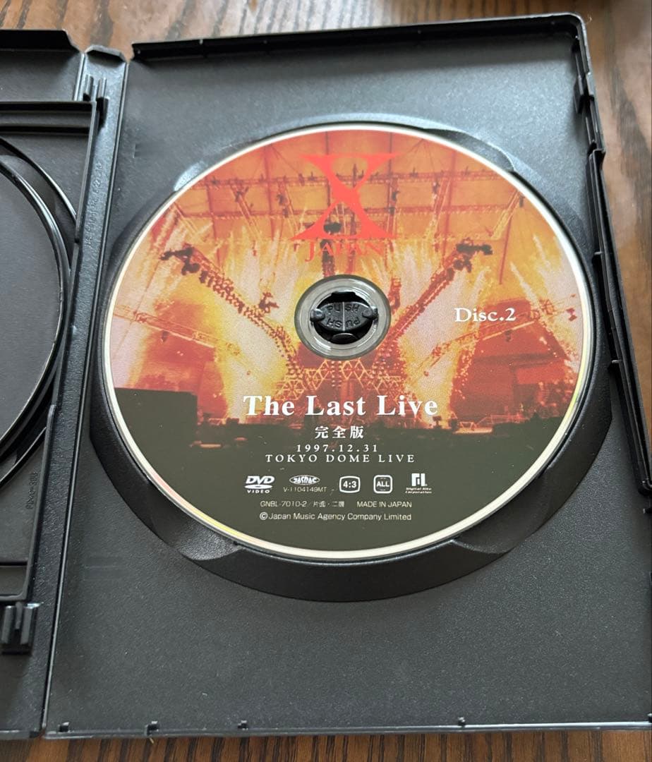 X JAPAN The Last Live 完全版 DVD2枚組