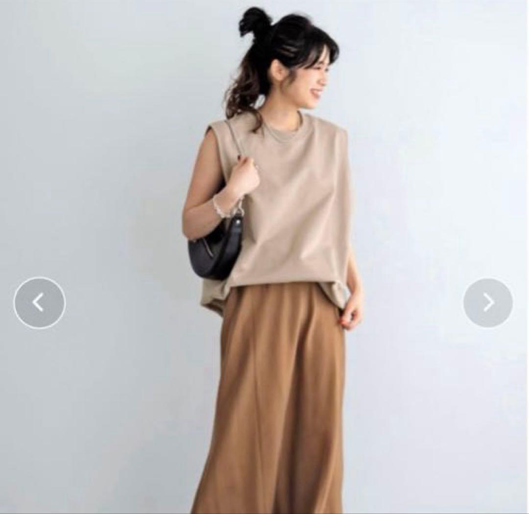 【24SS】未使用級♡AP STUDIO スウェット ベスト オーバーサイズ F
