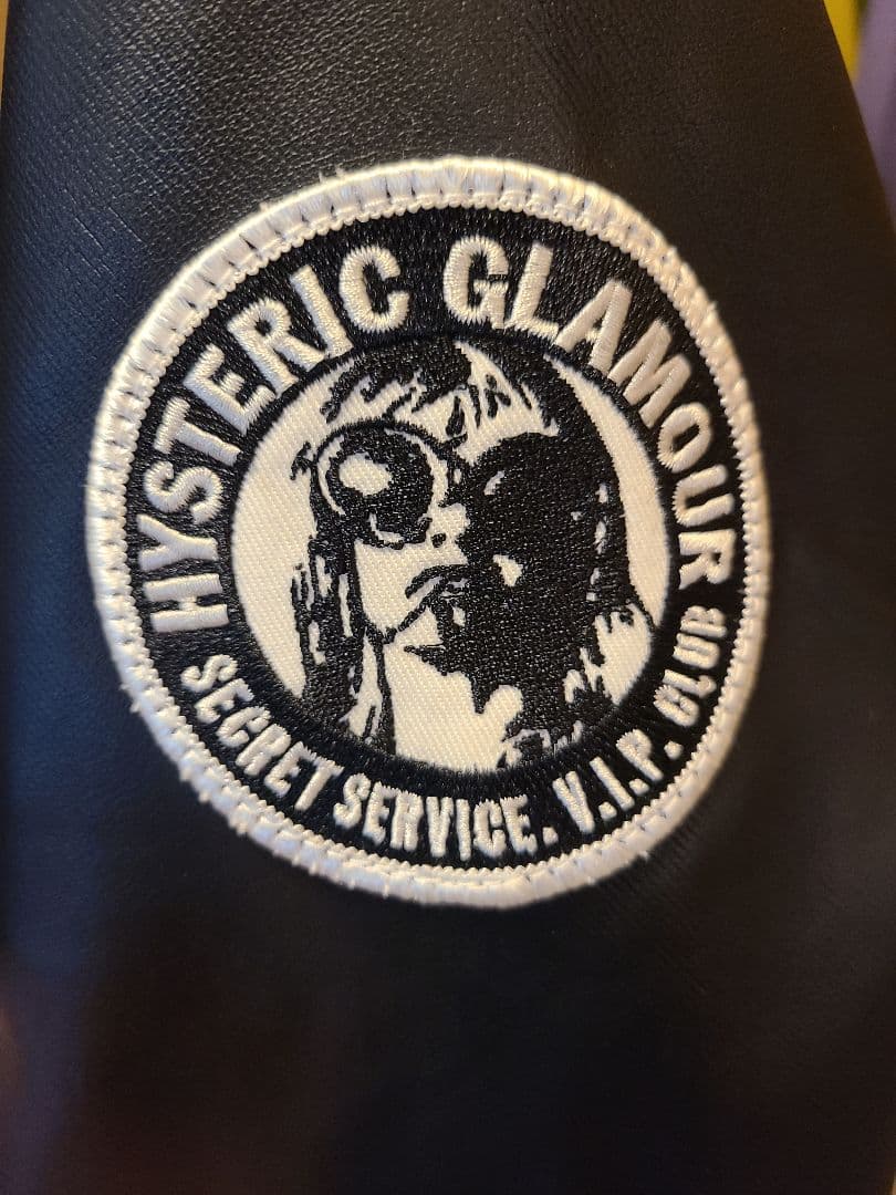 HYSTERIC GLAMOUR　フェイクレザージャケット サイズM