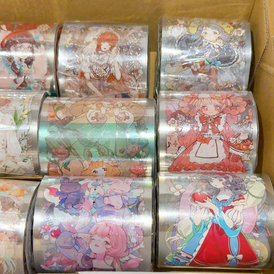 雪**様 【かわいい系女の子セット】人物マステ 海外マステ まとめ売り 新品 1