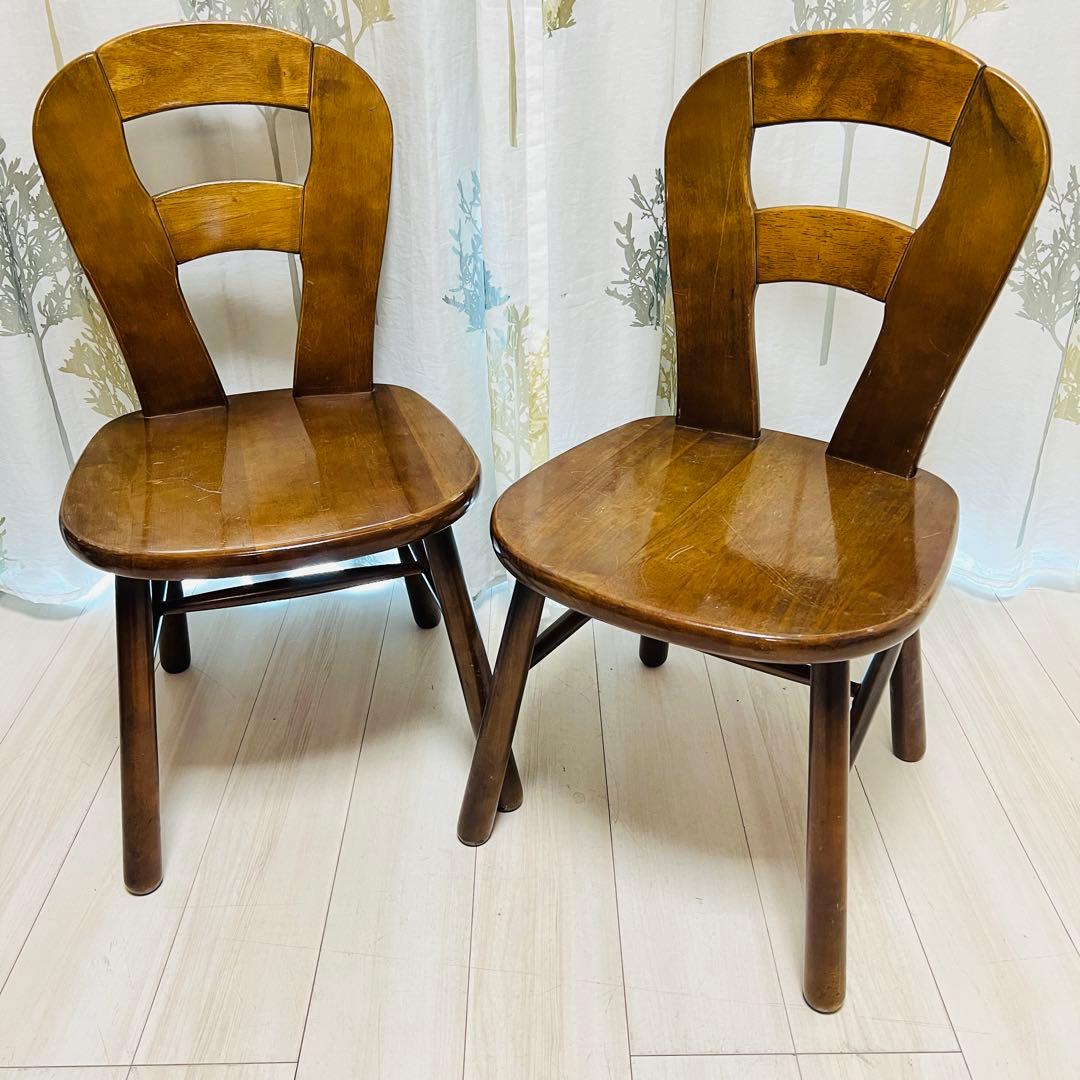 【廃盤品】カリモク ルスティック ダイニングチェア2脚