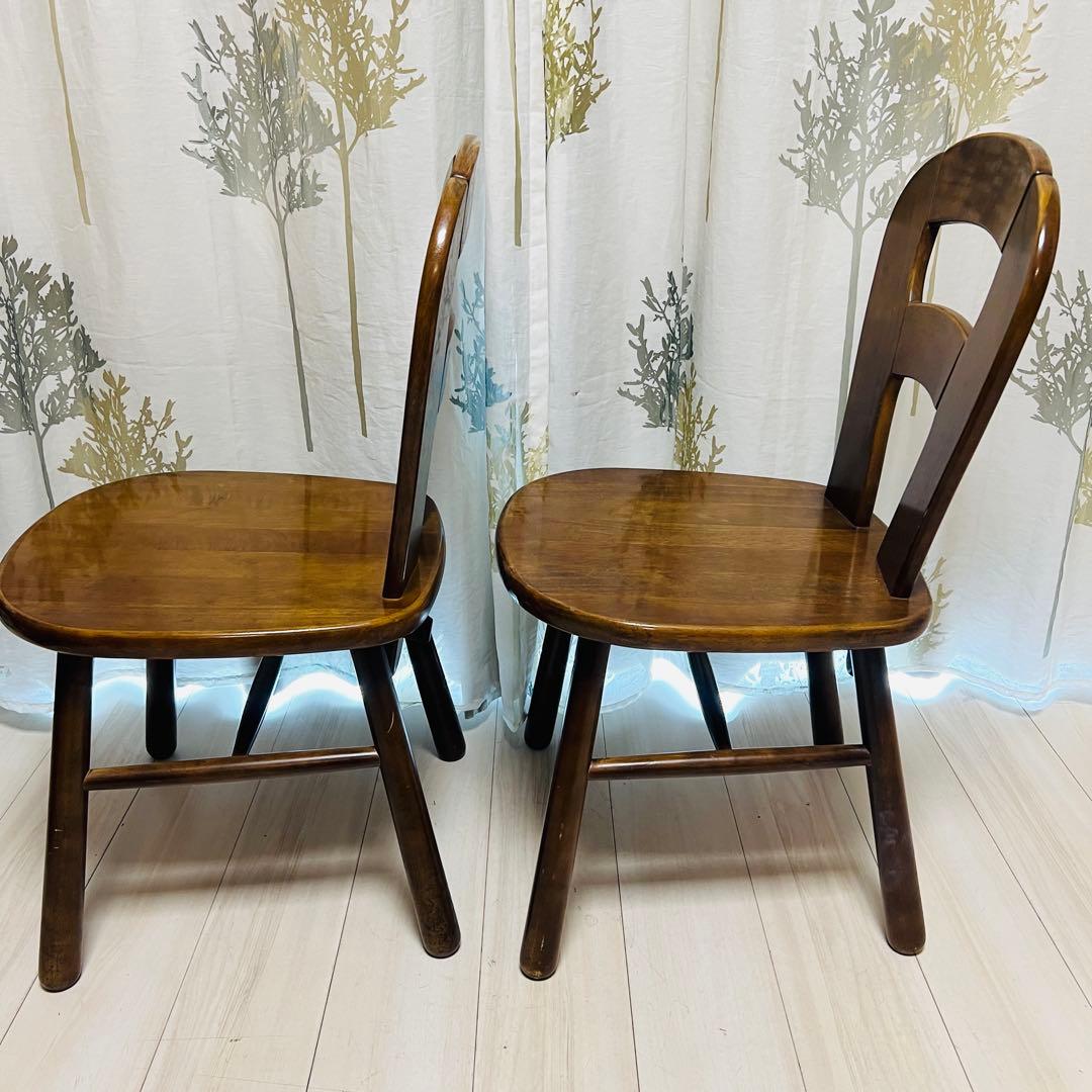 【廃盤品】カリモク ルスティック ダイニングチェア2脚