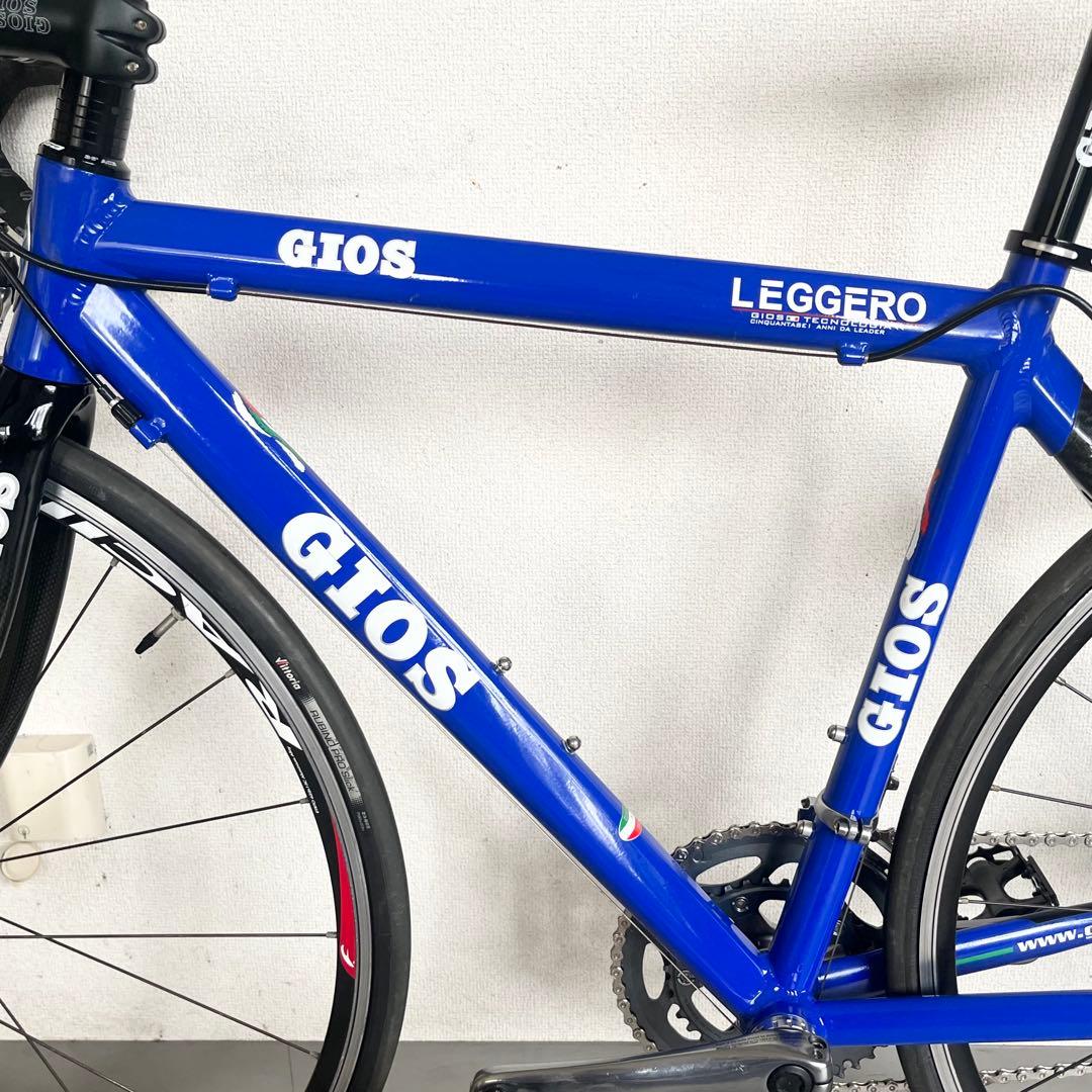 メルメル55様 軽量アルミ GIOS LEGGERO 105 5600系