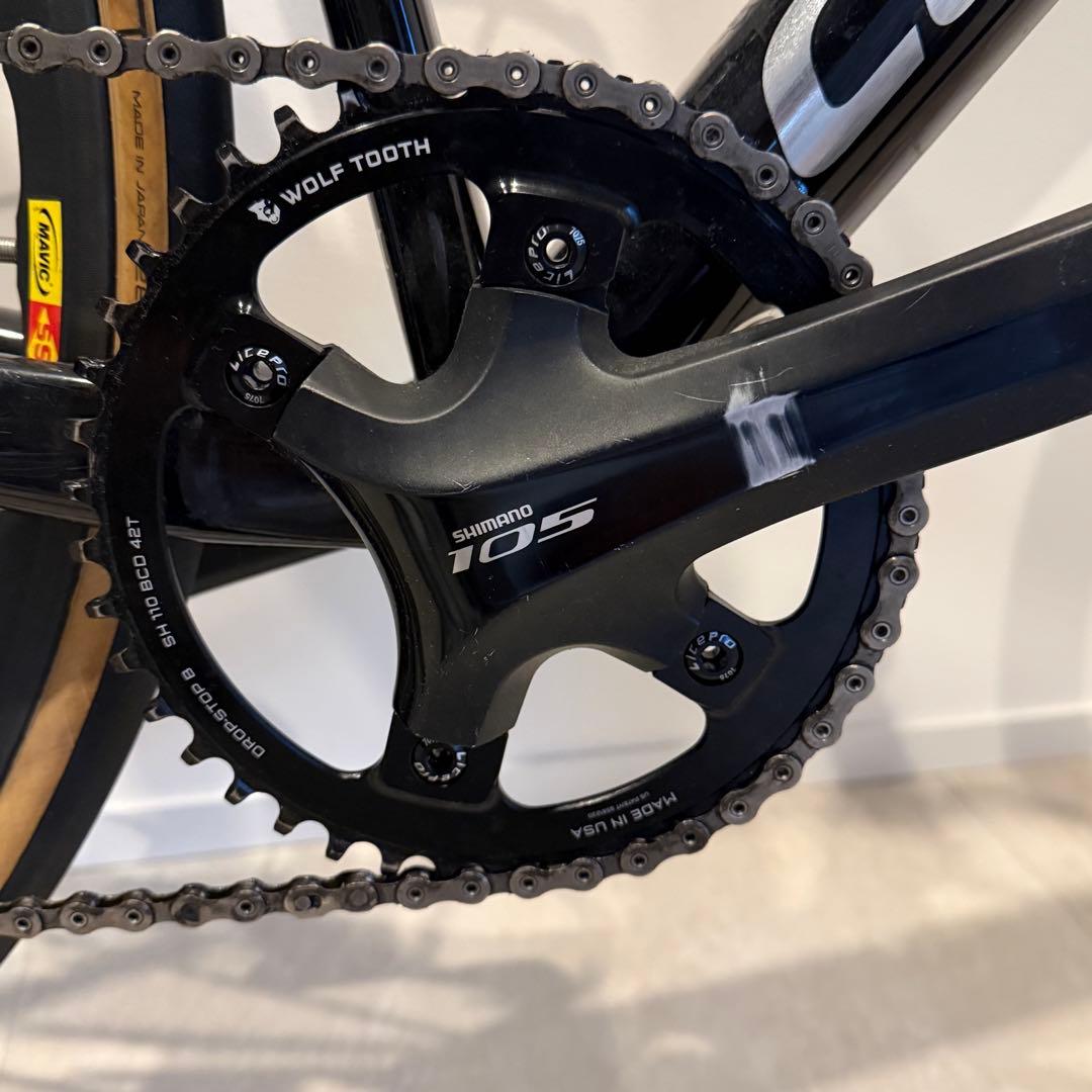 フラットバーロードcannondale caad12 mavic r-sys