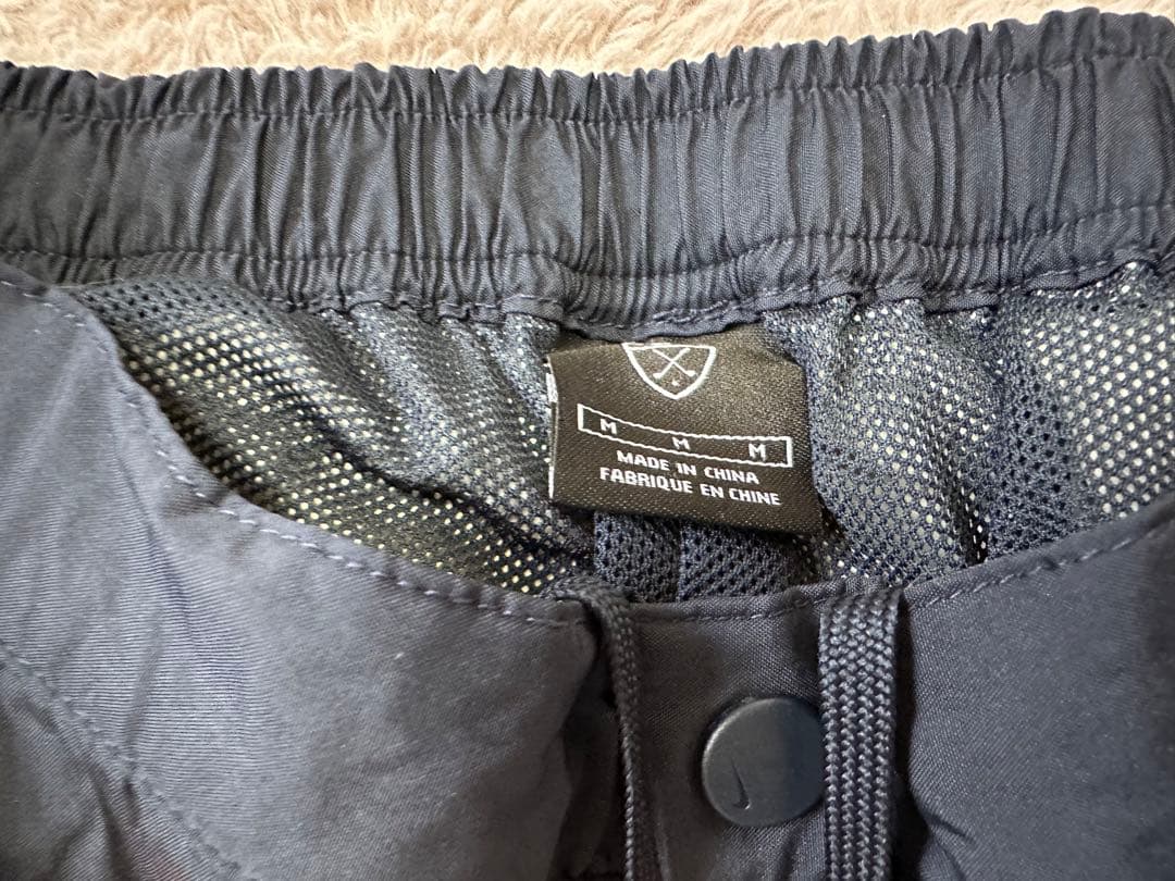 NIKE GOLF 2way レインウェア セットアップ M 収納袋付 ネイビー