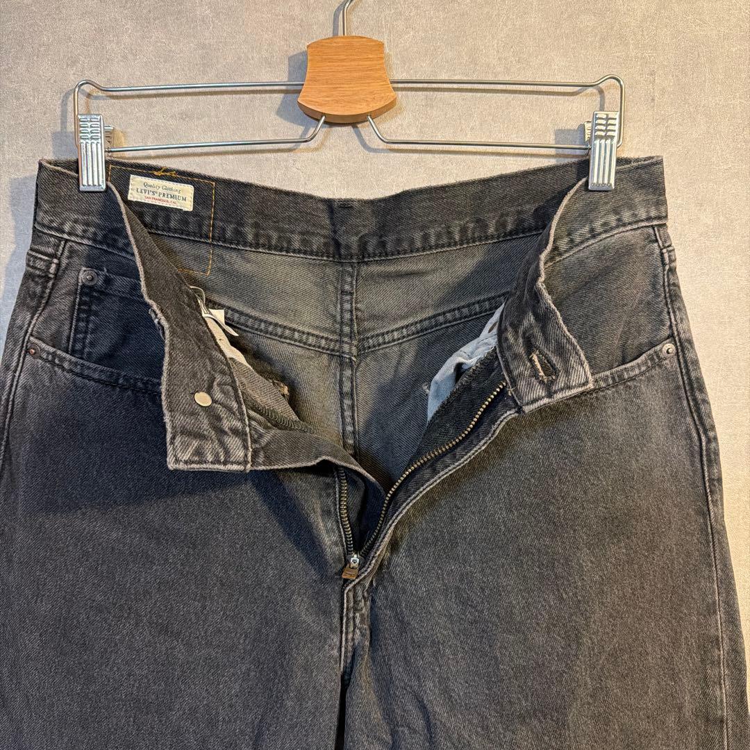 リーバイス 578 baggy W32 L30 ブラック フェード バギー