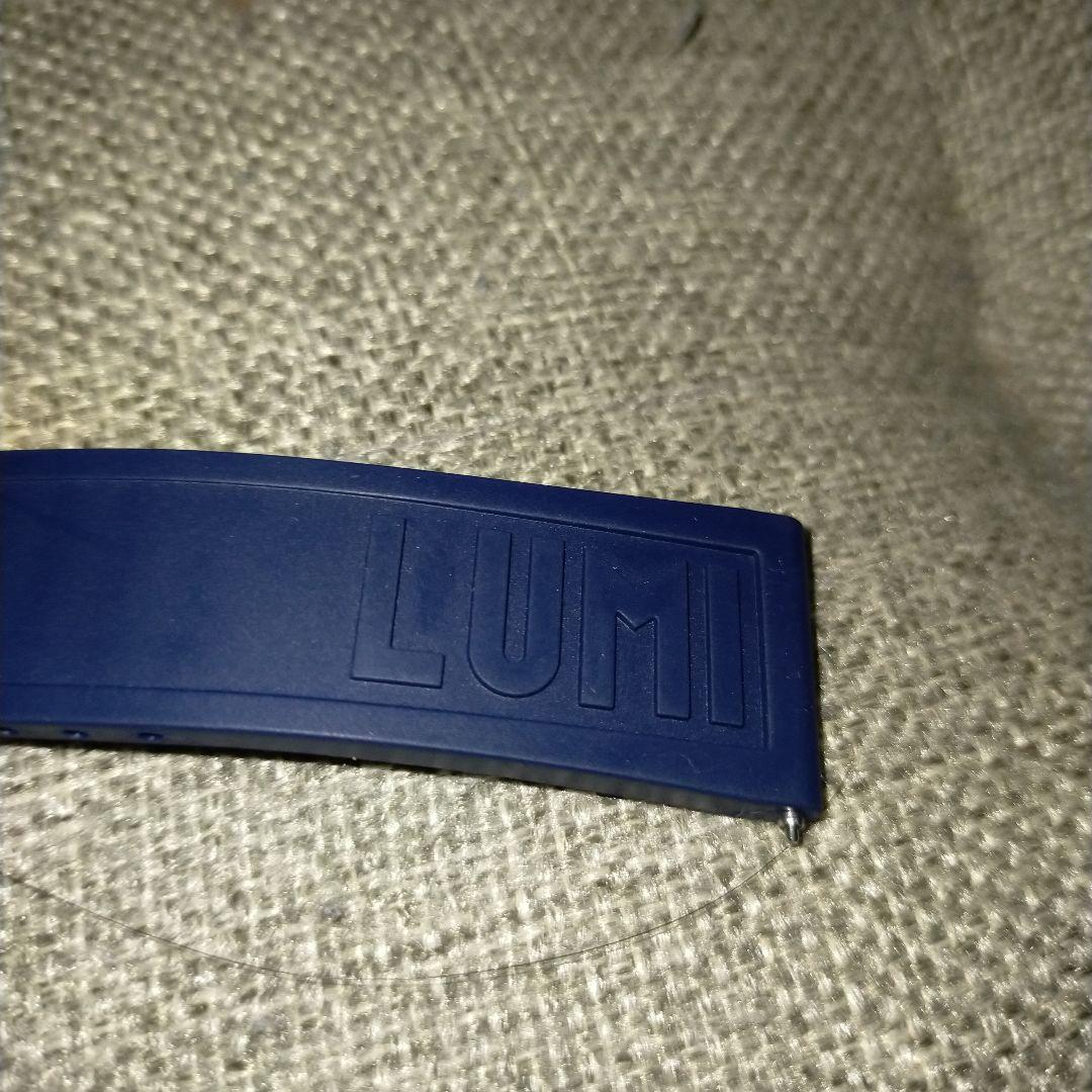 LUMINOX新品未使用ラバーベルト　希少NAVY色　最終お値下しました！