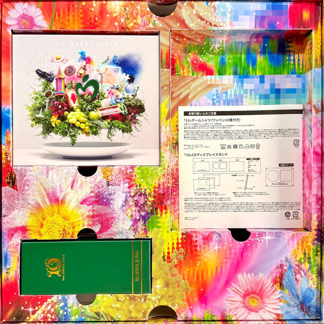 Mrs. GREEN APPLE 10 COMPLETE BOX　ポスター付き