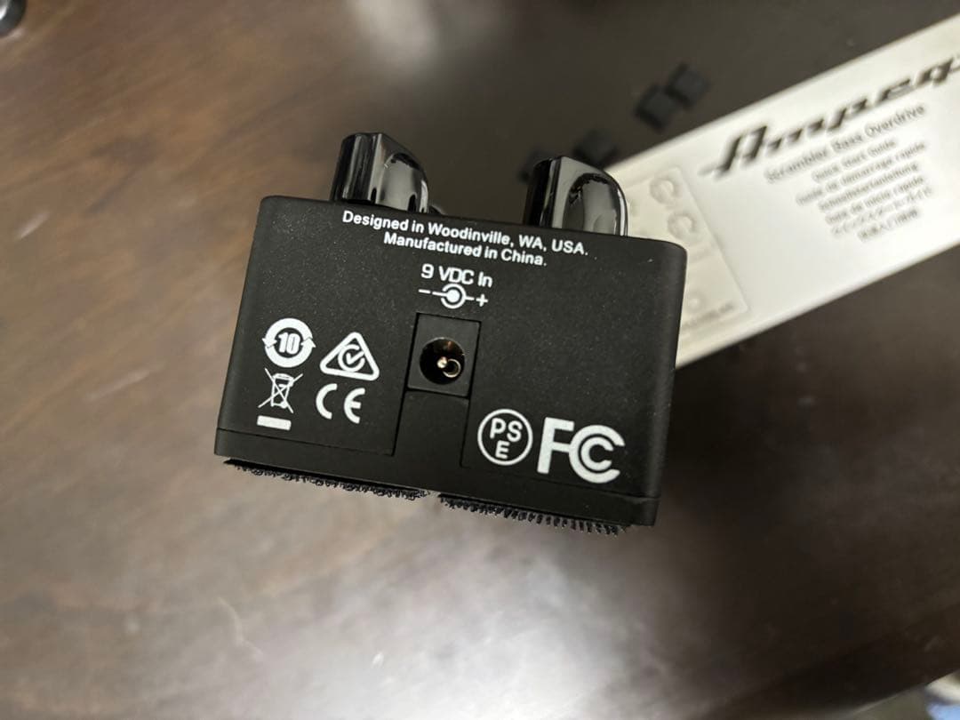 Ampeg SCRAMBLER Bass Overdrive ベース歪み 美品