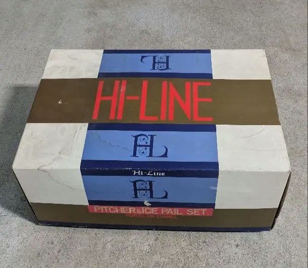 新品未使用 HILINE エジリー ホーロー 水差し＆氷入れセット