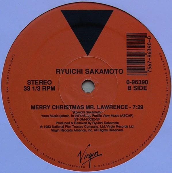 坂本龍一　戦場のメリークリスマス　ジャケ違い　45+12