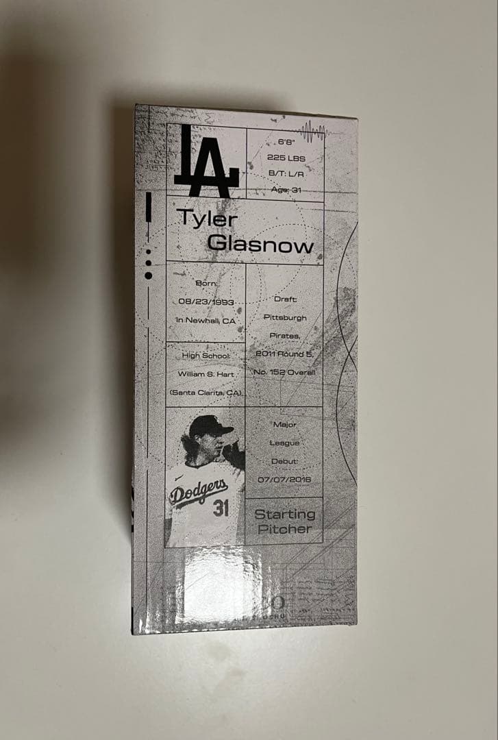 グラスノー　ボブルヘッド　ドジャース　来場者限定　スタジアム配布　新品