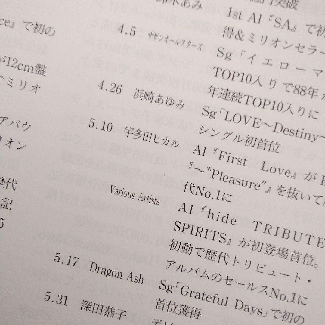 オリコン年鑑2000年　ORICON　90年代　1999年